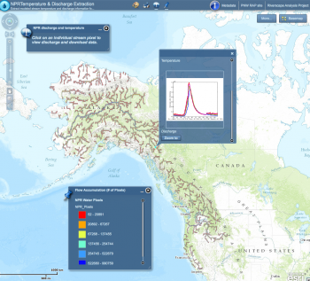 Figure 2 The Riverscape Analysis Project interactive mapping tool. 