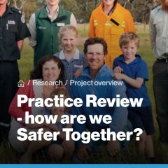 Screenshot of Safer Together Project