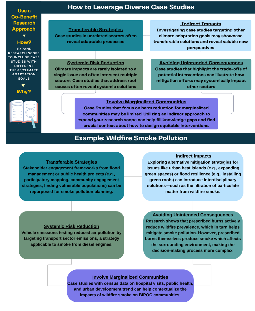An infographic for How to Leverage Diverse Case Studies. Infographic text is below.